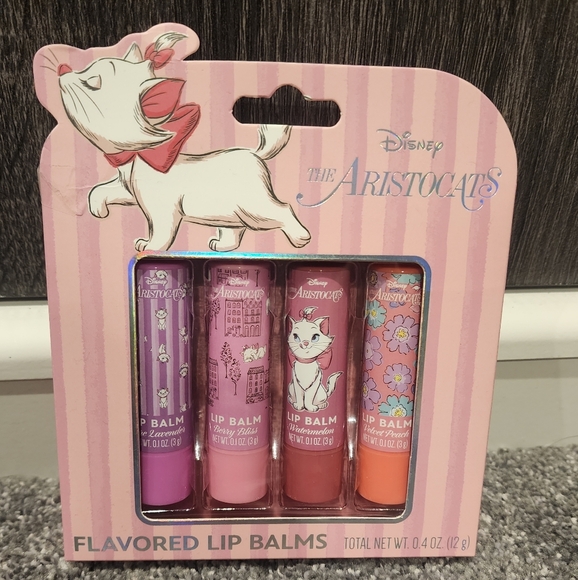 Disney Other - Disney The Aristocats Colorful Lip Balm Collection